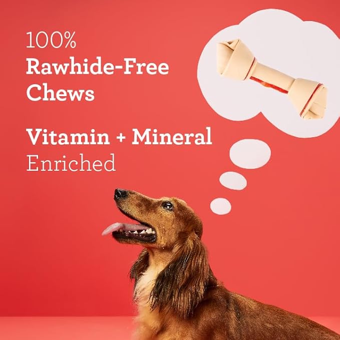 Dreambone Vegetable & Chicken Dog Chews, Rawhide Free, Medium, 4-Count, Medium, 4 Pieces/Pack (DBC-00257) (3 Pack)