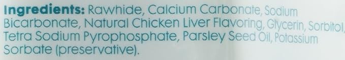 Better Belly Highly Digestible Rawhide Dental Chews, Treat Your Dog to a Chew with NO Artificial Colors or Flavors, 10 Count