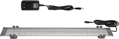 HappyBird Lighting Bird Cage Light - Full Spectrum LED Pet Light - Simulates Natural Environment - Safe for Soft Bill Birds – Easy to Install - (18" Long)