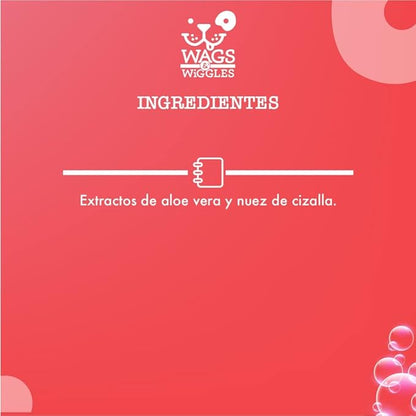 Wags & Wiggles Purify Hypoallergenic Wipes for Dogs Gently Clean & Condition Your Dog's Coat Without A Bath Zesty Grapefruit Scent Your Dog Will Love, (Pack of 1, 100 Count Total)