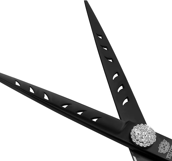 7 Professional Straight Dog Grooming Scissors  Sharp Stainless Steel Pet Shears for Dogs & Cats, Full-Body Hair Trimming Tool for Groomers & Home Use