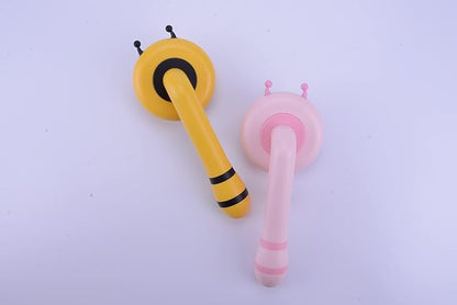 Cat Self Cleaning Slicker Brush, Cat Grooming Brush, Short and Long Haired remover for Dogs and Cats, Slicker Brush Removes Loose Undercoat & Tangled Hair (Bee-pink)