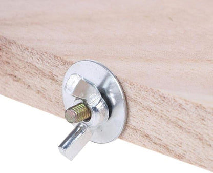 3 Pcs Birdcage Perches Parrot Cage Perch Wooden Platform Stand Bird Perch Stand Toy Hamster Springboard Chinchilla Cage Corner Shelf Laddered Natural Wood Branches Exercise Toy for Parakeets Hedgehog