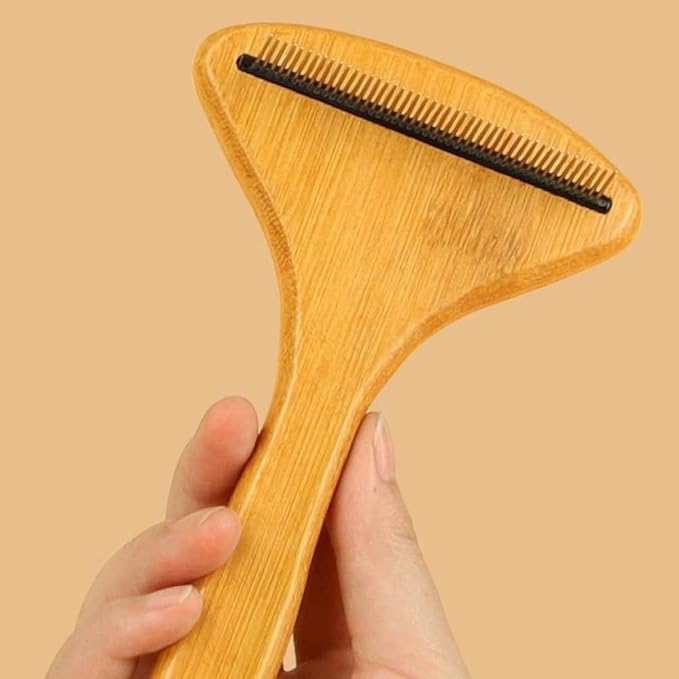 Beaupretty 4pcs pet comb undercoat rake for cat shedding comb with handle dog brush dog grooming rake dog hair remover Puppy Grooming Comb Stainless steel bridegroom Accessories Metal