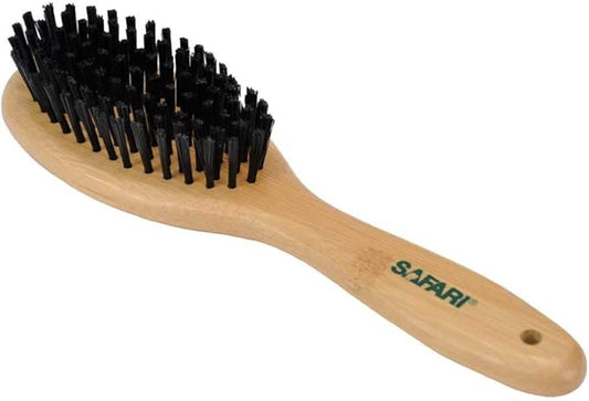 Coastal Pet - Safari - Bristle Dog Brush with Bamboo Handle, Brush, Large (8.5" L x 2.5" W)