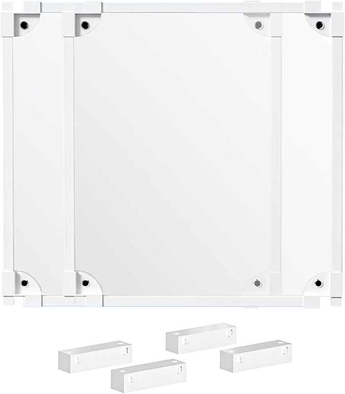 Dog Playpen - Extension Kit, 2 Panels 23.6" H, 4 I-Shape Connectors (23.6" H, 2PCS)