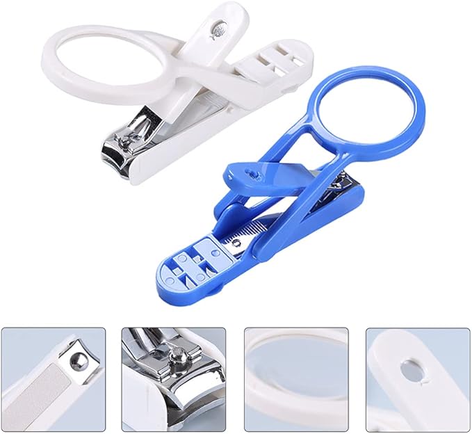 POPETPOP 2pcs Magnifying Glass Nail Scissors Cat Claw Clippers Cat Nail Clippers Dog Nail Trimmer Pet Claw Clippers Mutitool Small Animal Multifunction Hardware Daily Necessities Elder
