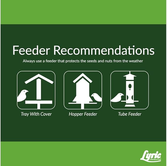 Lyric Fine Tunes Wild Bird Seed - No Waste Bird Food Mix - Attracts Bluebirds, Finches, Chickadees & More - 5 lb bag