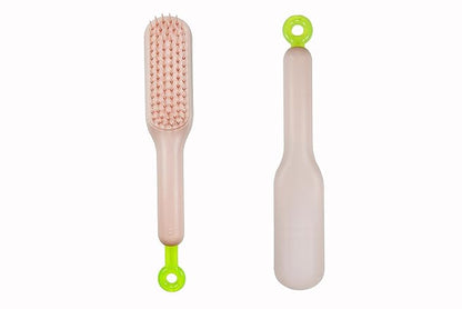 Stretchable Puppy Brush ï¼ Soft Dog Brush - Gentle Grooming Brush for Small Dogs, Perfect for Yorkie, Shih Tzu, Maltipoo ï¼_og Hair Remover Brush (Pink)