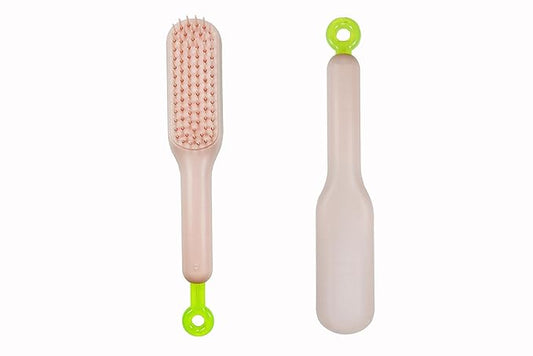 Stretchable Puppy Brush ï¼ Soft Dog Brush - Gentle Grooming Brush for Small Dogs, Perfect for Yorkie, Shih Tzu, Maltipoo ï¼_og Hair Remover Brush (Pink)