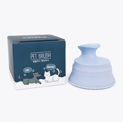 Cat Dog Brush | Pet Grooming | Cat Dog Shampoo Brush | Self Cleaning, Deshedding Brush, Only Remove Loose Fur While Massaging | Anxiety Calming Korean Made