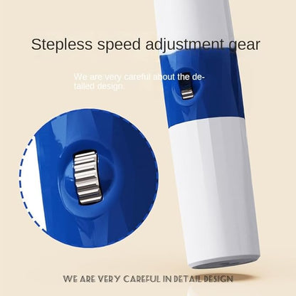 11 dB Silent Nail Trimmer for Pets Dogs Cats LED continuously Variable Speed Low Vibration Nail Trimmer (Grey and White)