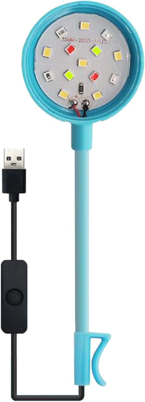 Lamps, Small Aquarium Fish Tank Led Light with USB Interface Clip On for Plant Aquarium