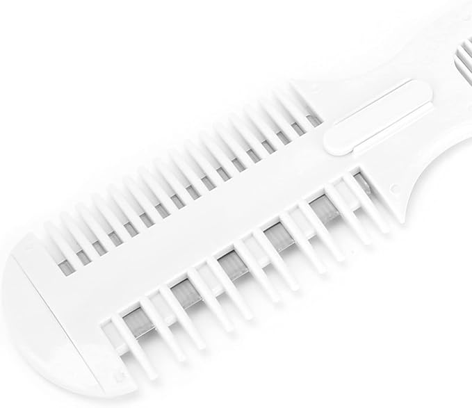 Dog Hair Cutter, Pet Hair Trimmer, 2 in 1 Trimming Grooming Hair Cutter Comb Manual Dog Hair Trimmer Comb Pet Grooming Comb with Replacement Blade for Dog Cat Pet