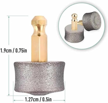 Tvoip 3 Pack Dog Nail Grinder Regular, Extra Hard Super Soft Replacement Head Small Large Dogs Premium Quality Diamond Tip Drill Bit Professional Dog Nail Trimmers Grooming Kit