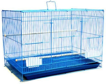 Lot of 6 Aviary Breeding Bird Finch Parakeet Aviary Canary Lovebird Budgie Flight Cage 24"x16"x16"H (Blue)