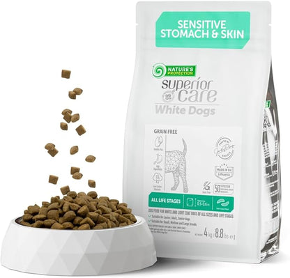 Nature's Protection Superior Care Grain Free Dry Dog Food - Healthy Dog Food All Life Stages Dogs - Balanced, Super Premium Dog Food - 1 Pack of 8.8lb Insect Flavor