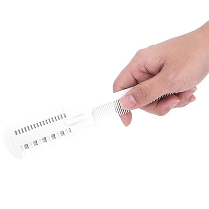 Pet Hair Thinning comb, Pet Hair Combs, Dog Grooming Comb with Blade, Cat Comb for Matted Hair, 2 in 1 Hair Cutter Comb, 5 Blades Pet Hair Trimming Comb