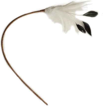 Update 2024 Cat Feather Toys, 3 Pcs Cat Wand Toys, Cat Wand Toy, Cat Interactive Toys for Indoor Cats&Kitten