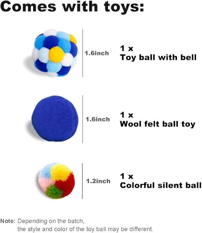 Large Cat Tunnel Bed for Indoor Cats with 3 Toys, Scratch Resistant Donut Cat Bed, Up to 30 Lbs (L 24x24x11, Pink)