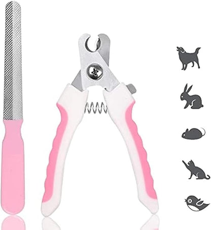 YNR Dog Nail Clippers for Large, Medium and Small Breed Professional Pet Nail Clipper Suitable for Cats, Rabbits and Guinea Pigs With Safety Lock and Protective Guard to Avoid Over Cutting