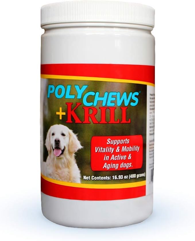 Bimeda Advanced Formula with Krill and Beta Glucans, Soft Chews for Joint Support and Overall Health, 120ct