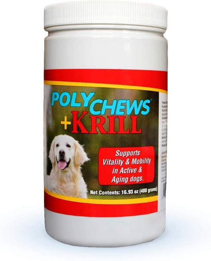 Bimeda Advanced Formula with Krill and Beta Glucans, Soft Chews for Joint Support and Overall Health, 120ct