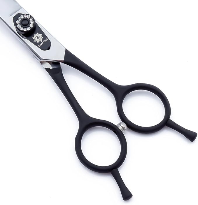 Dream Reach Dog Hair Grooming Curved Scissor Shear Delicate Screw Lightweight Japan 440C Stainless Steel for Professional Pet Groomer