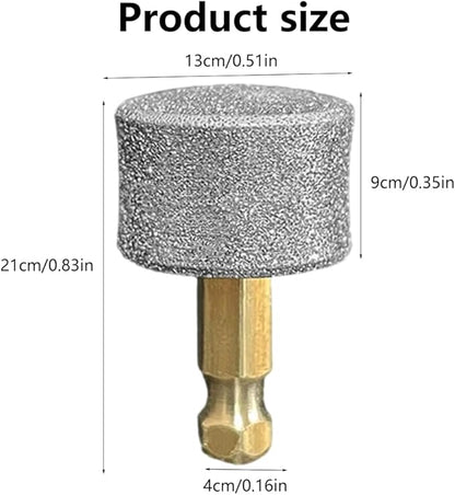 Dog Nail Grinder Replacement Head, 4 Pack Pet Nail Grinder Diamond Tip Replacement Professional Dog Claw Smoothing Grinder Bits, Safe and Painless Replaceable Diamond Nail Grinder Tips