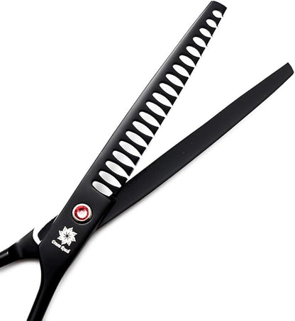 Dream Reach Professional 7.0'' Dog Grooming Scissors Chunker Scissors Hairdressing Dog Scissors Pet Hair Trimming Scissors for Dogs and Cats