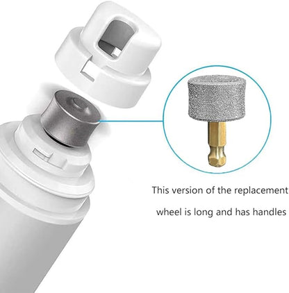 Dog Nail Grinder Replacement Head, 4 Pack Pet Nail Grinder Diamond Tip Replacement Professional Dog Claw Smoothing Grinder Bits, Safe and Painless Replaceable Diamond Nail Grinder Tips