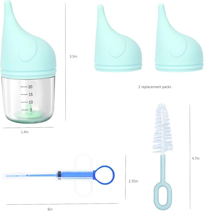 5 pcs Kitten Bottle Miracle Nipple for Kittens Anti-Choking Design for Newborn Kittens Puppies Small Animals (20ml)