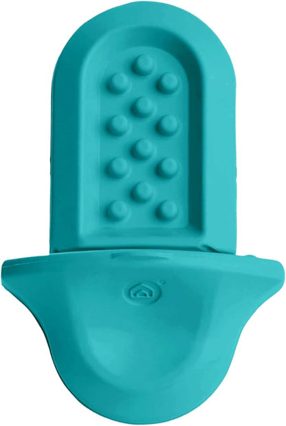 Diggs Groov Crate Training Aid for Puppies - Dog Crate Licking Toy and Puppy Training Aid - Safe, Calming Dog Enrichment Kennel Toy (Turquoise)