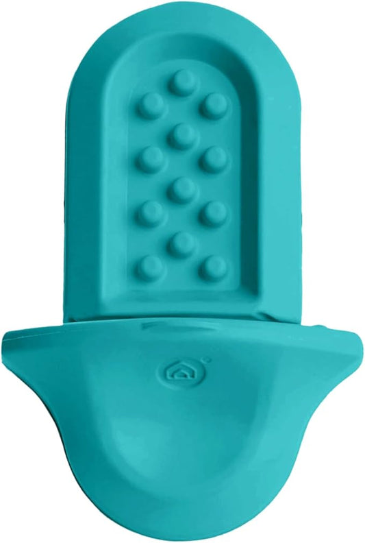 Diggs Groov Crate Training Aid for Puppies - Dog Crate Licking Toy and Puppy Training Aid - Safe, Calming Dog Enrichment Kennel Toy (Turquoise)