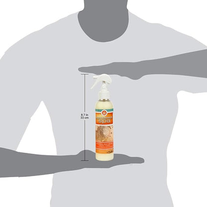 Best Shot Scentament Spa Botanical Body Splash, Detangler Spray, Hypoallergenic Body Spray for Pets, Cat and Dog Cologne Spray, Exotic Island, 8 Oz.