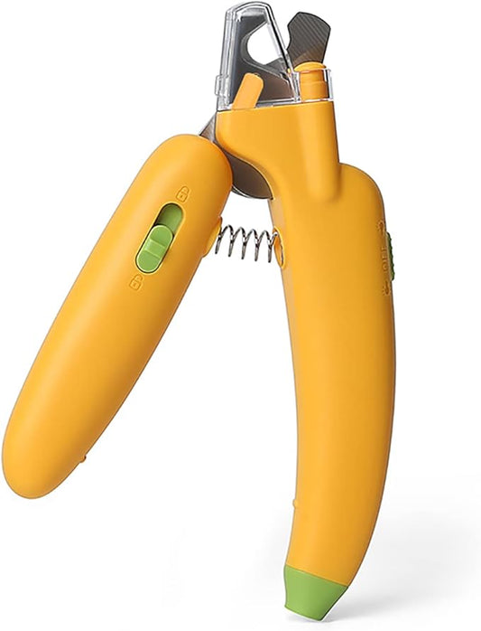 Cats Nail Clipper Trimmer with LED Light Grooming Tools for Pets Wood's Lamp