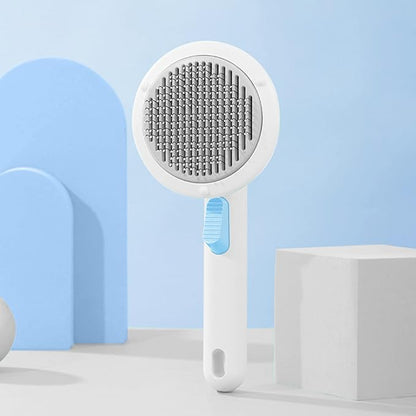 Cat Grooming Brush Pet Comb Hair Removal Dog Cat Hair Removal Comb Massage Self Cleaning Comb Cleaning
