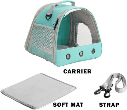 2-Pack Guinea Pig Carrier and Playpen Set - Breathable Pet Playpen Pop Open Outdoor/Indoor Exercise Fence, Portable Small Animal Backpack for Bearded Dragon, Rabbits, Hamster, Chinchillas