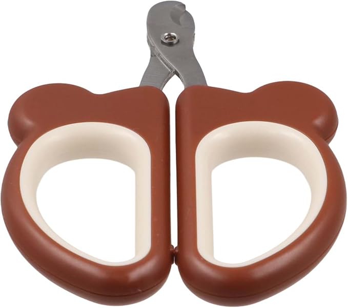 GUDEKIKL 2Pcs Pet Nail Clippers Cutter, Professional Pet Nail Clippers, Cute Bear Shape Cat Dog Nail Trimmer, Practical Kitten Puppy Claw Nail Cutter for Trimming