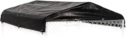 Dog Kennel Cover - WeatherGuard Small All Season Dog Run Cover & Roof - Perfect Fit for Lucky Dog 5ft. X 5ft. Outdoor Cages and Pens (5ft. X 5ft)
