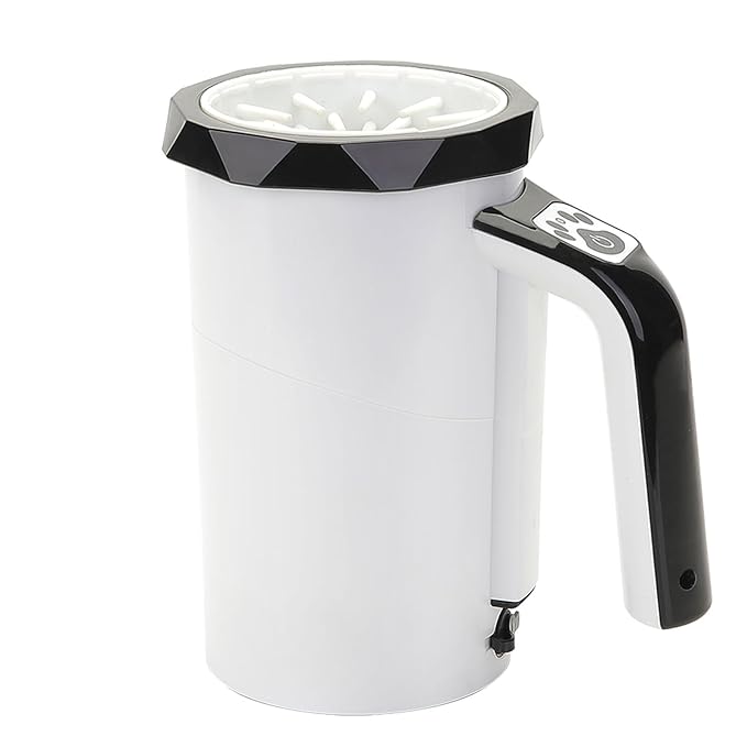 Dog Paw Cleaner, Washer with Soft Silicone Brush, Rechargeable Automatic Pet Paw Cleaner Cup for Small Medium Dogs and Cats