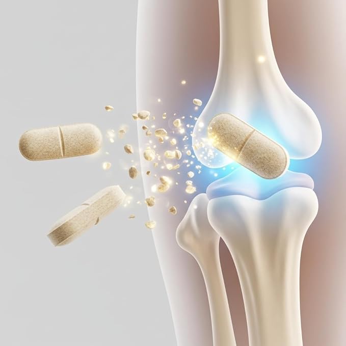 Glucosamine for Dogs  Hip & Joint Support Chewable Tablets with Collagen Type II, Chondroitin, MSM & Hyaluronic Acid  Veterinarian-Formulated  60 Count