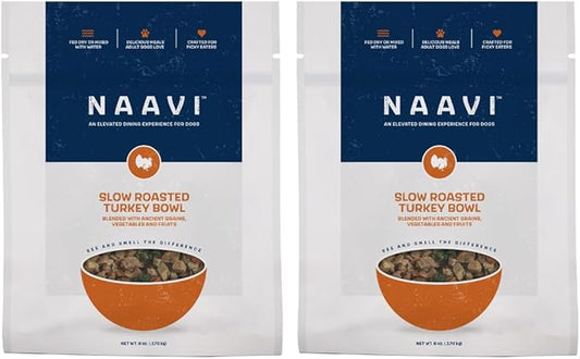 Slow Roasted Turkey Bowl with Ancient Grains, Vegetables & Fruits, Formulated to Support Gut & Immune Health in Adult Dogs - 6oz (2pack)