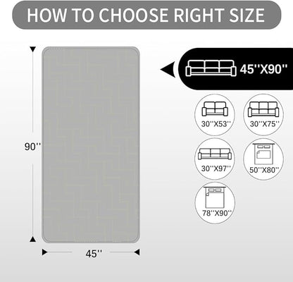 fuguitex Waterproof Dog Bed Cover Couch Cover for Pet Anti-Slip Cat Mat Pet Pad Blanket for Sofa Chair Recliner Bed Furniture Protrctor