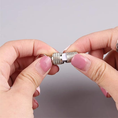 10PCS Anti-Lost Pet ID Tag Barrel,Stainless Steel Pet ID Tags,Pet Puppy Kitten ID Tags Address Name Label (10)