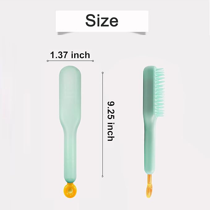 Scalable Small Grooming Dog Brush, Puppy Massaging Hair Brush, for Small Dogs Cats Rabbits of All Hair Types (Mint Green)