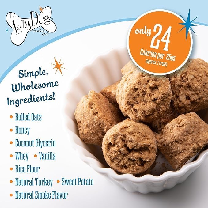 The Lazy Dog Cookie Co. Mutt Mallows Soft Baked Dog Treats, Wheat, Corn & Soy Free, Baked in The USA, 5 oz Cost Saving Variety Bundle (Pack of 3)