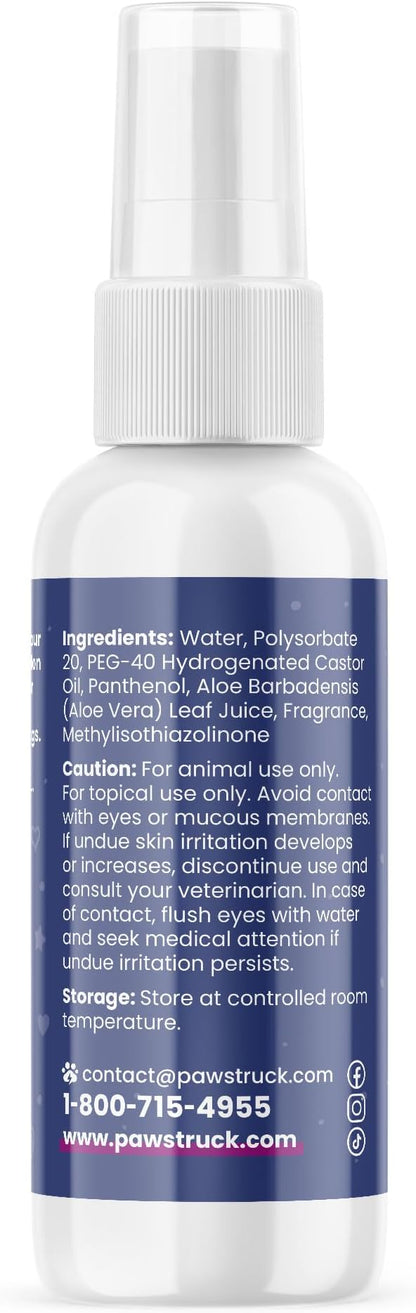Vet Recommended Premium Dog Cologne & Perfume Deodorizing Spray - Long Lasting Puppy Safe Sensitive Skin Formula Made in USA - Grooming Odor Eliminator - Fresh Cucumber Melon Scent - Alcohol Free 4 oz