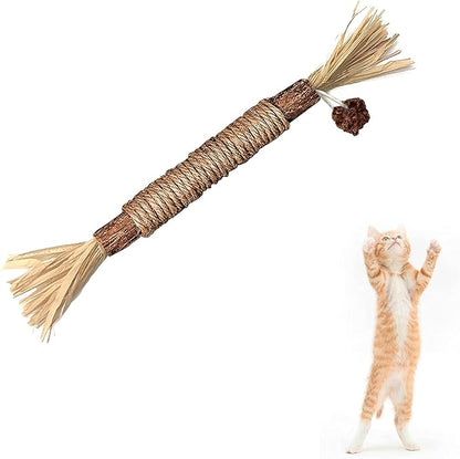BAWAN Catnip Toys‖ Silvervine for Cats: Cute Cat & Kitten Toys for Indoor Cats Interactive‖ Cat & Kitten Teething Chew Toys for Aggressive Chewers‖ Silvervine Sticks Cat Dental Toy (1PCS)