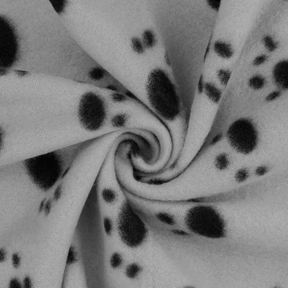 Comsmart Dog Blankets for Small Dogs, 6 Pack Puppy Blanket Cute Paw Print Pet Blanket for Dog, Puppy, Cat, Kitten, 39x35 inches, Grey